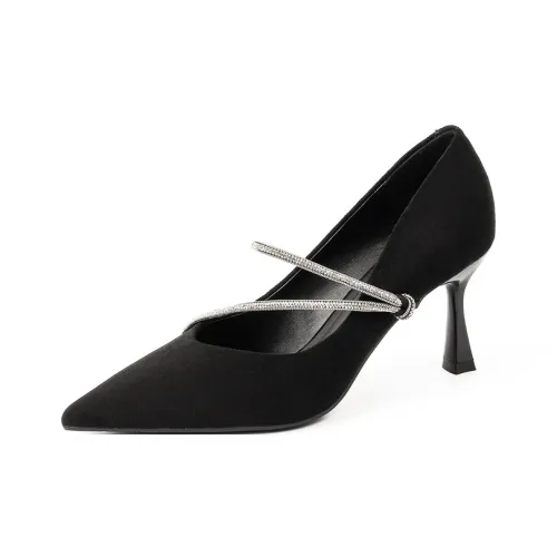 DAPHNE High Heels Women's Black/Apricot