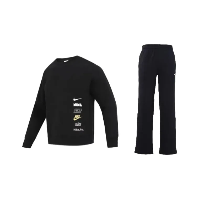 Nike As M Nk Club + Bb Crew M Casual Sportswear Unisex Black-0