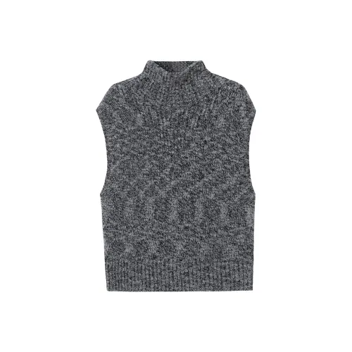 SOON FLOWER Knitwear Vest Women's Heather Gray