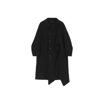 Yohji Yamamoto Coats Women's Black