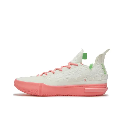 361° Joker 1 GT Cushioning, Slip Resistant, And Abrasion Resistant Mid Top Basketball shoes melissa Men's Neon Light Coral