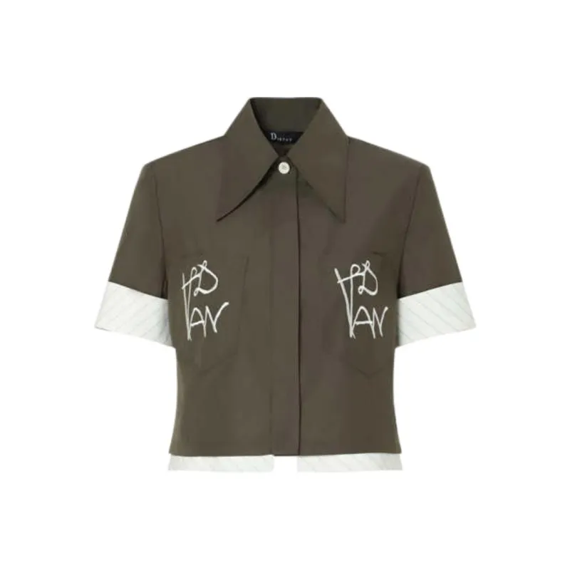 IDPAN Shirt Women's Dark Coffee-0
