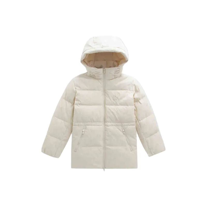 MLB MONOGRAM Series New York Yankees Team Down Jacket Women's Dark Cream-0
