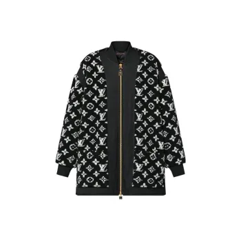 LOUIS VUITTON Oversized Monogram Teddy Bomber Jacket
