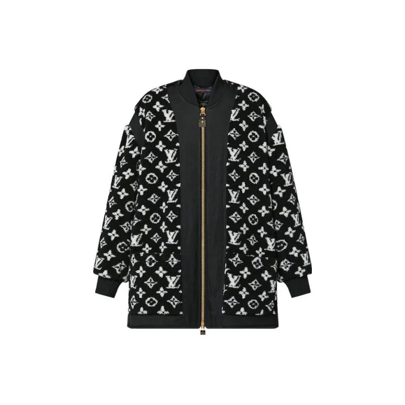 LOUIS VUITTON Oversized Monogram Teddy Bomber Jacket-0