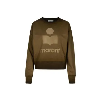 ISABEL MARANT ETOILE Moby Logo-Printed Crewneck Sweatshirt