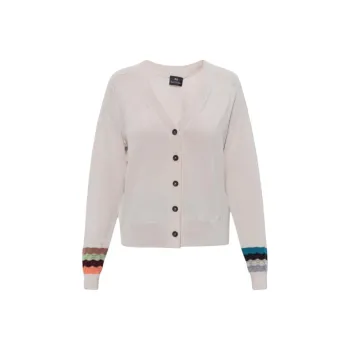 PS By Paul Smith Zig Zag Sleeve Cardigan