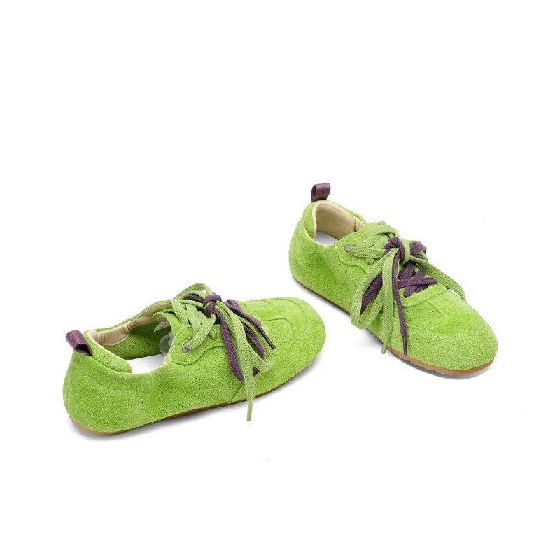 XICUNMINGWU Skateboard Shoes Women's Green-3
