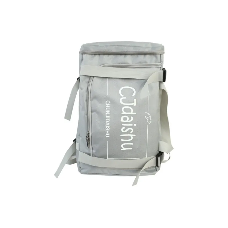 Yalu Nylon Backpack Regular Unisex Black/Silver/Red/Army Green-6