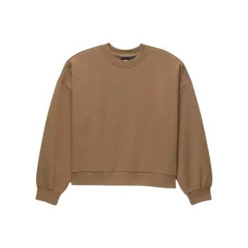 Vans Sabine Loose Jacquard Crew Sweatshirt Sweatshirt Women's Brown