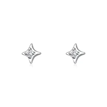SECU S 999 Fine Silver Stud Earrings Women's
