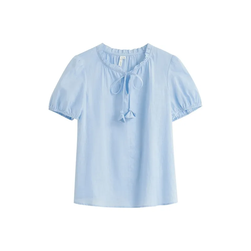 Inman Shirt Women's Powder Blue-0