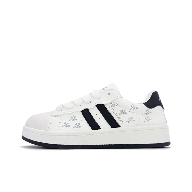 Teddy Bear Collection Low Top Skateboard Shoes Women's-1