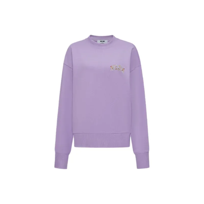 MSGM SS24 Sweatshirt Women's Violet-0