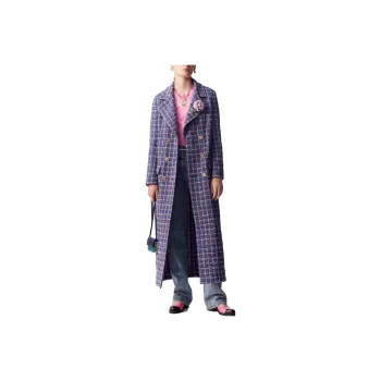 CHANEL SS23 Coat Women's Marine Blue