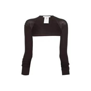 PHILOSOPHY DI LORENZO SERAFINI Fine-ribbed Bolero Sleeves
