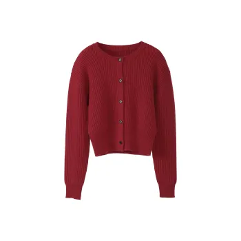 Fstudio Korean Inspired Ambiance With A Touch Of Elegance Commute Cropped Knitwear Women's