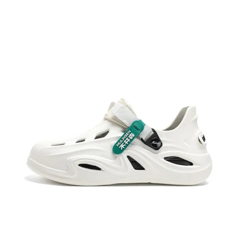 Mulinsen Summer Cool And Trendy Outerwear With Soft Rebound, Squashy, And Bouncy Feeling Beach Sandals Clogs Men's-4