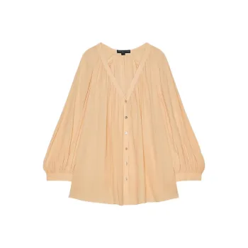 ZARA ZW Series Shirt Women's Peach