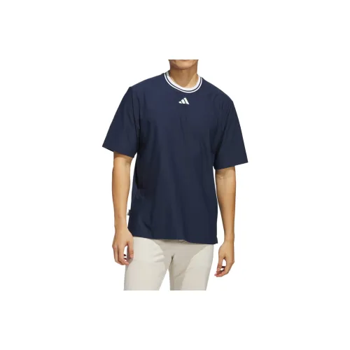 Adidas Beyond The Course Polo Shirt Men's Marine Blue