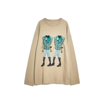 Mapping Sweatshirt Women's Khaki