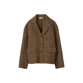 MIU MIU Coats Women's Olive Green