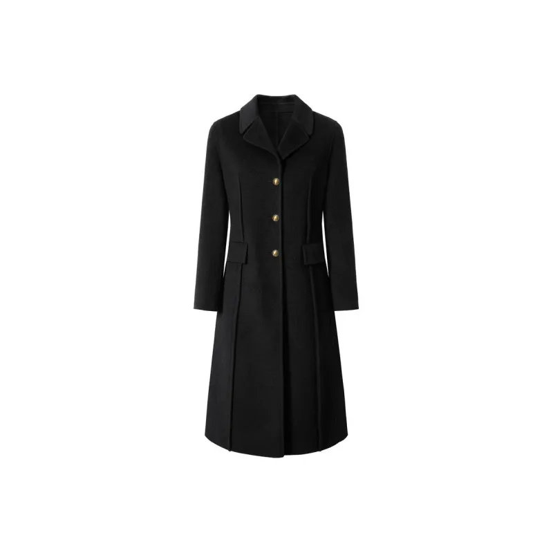 JZ. ANNAKRO Coats Women's Plain Black-0
