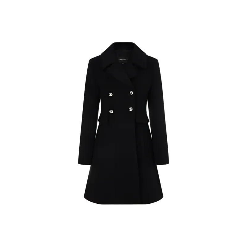 EMPORIO ARMANI Coat Women's Black-3