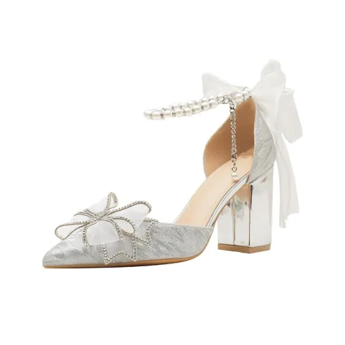 Zubumei Chunky Heel High Heels Women's