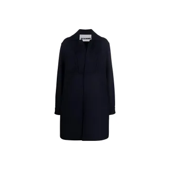 JIL SANDER Handwarmer pocket Mid length Coat