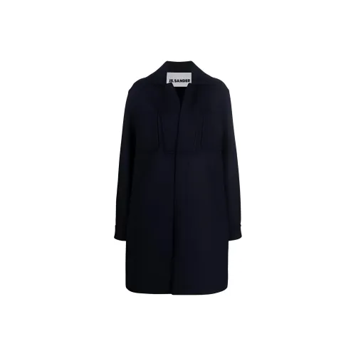 JIL SANDER Handwarmer pocket Mid length Coat