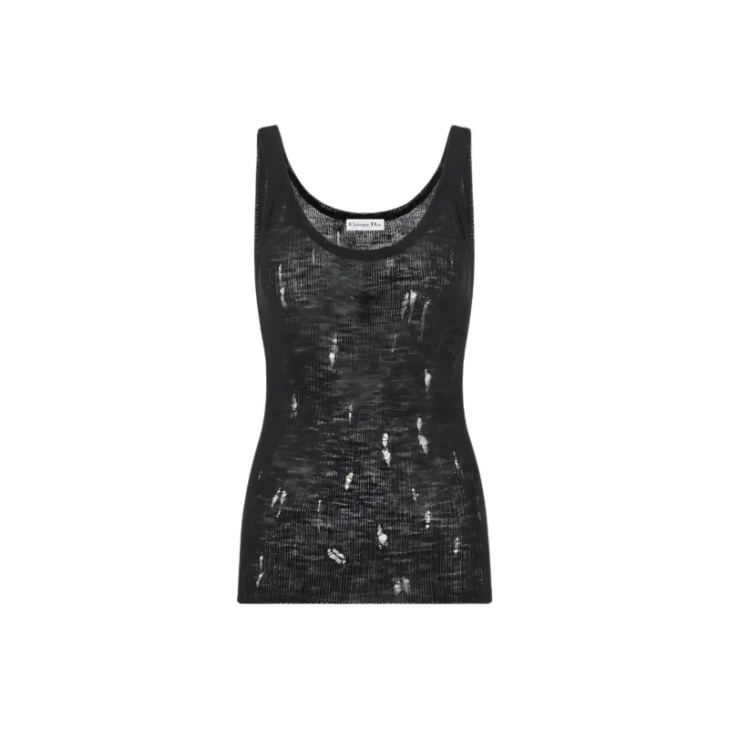 DIOR Tank Tops Women's Black-1