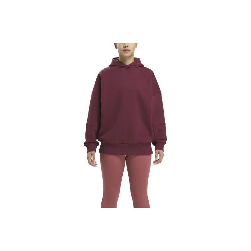 Reebok x LUK Oversized Hoodie Sweatshirt Women's Chestnut-0