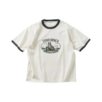 FREAK'S STORE T Shirt Unisex White Lingge Cat