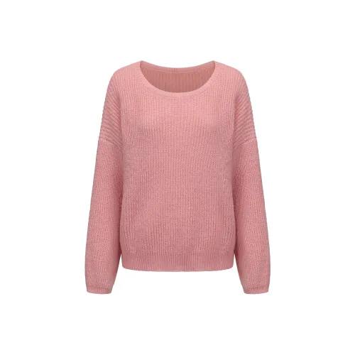 CHIWAWAMEME Off Shoulder Knitwear Women's