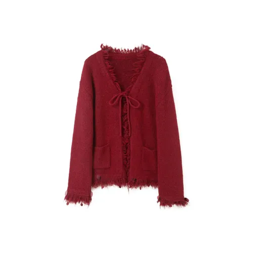 3COLOUR Knitwear Women's Cherry Red