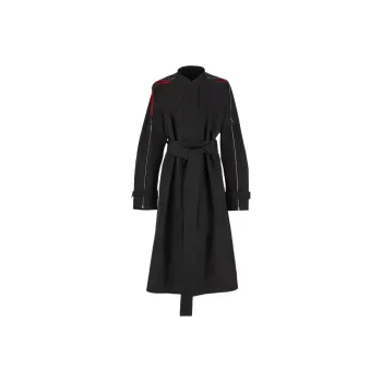Ferragamo High Neck Belted Waist Coat