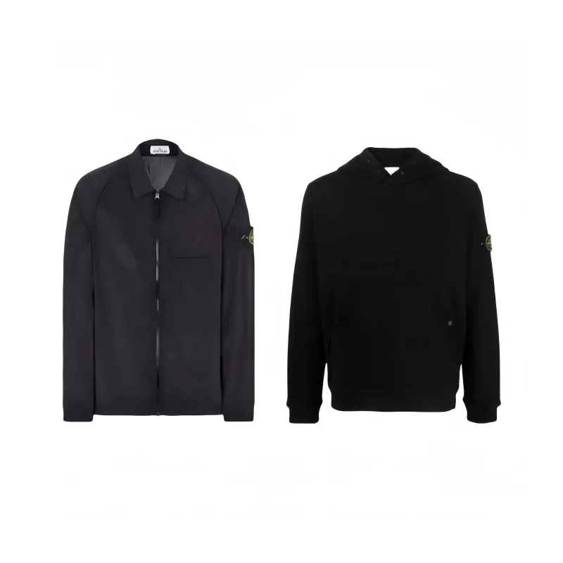 STONE ISLAND Metal Nylon Series Casual Sportswear Unisex Black-0