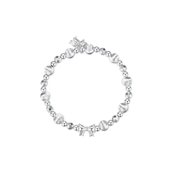 Heart Grass 999 Fine Silver Pure Silver Bracelets Women's