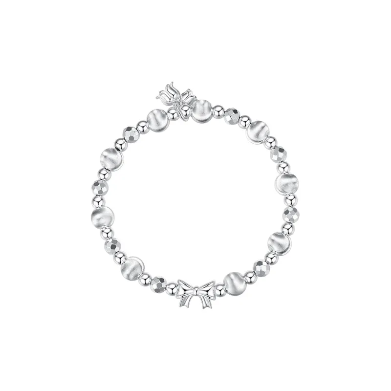 Heart Grass 999 Fine Silver Pure Silver Bracelets Women's-0