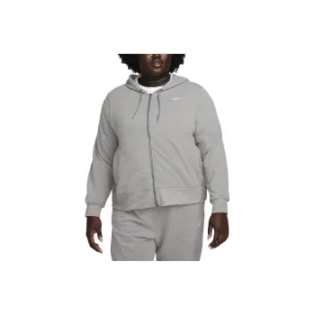 Nike Dri-FIT One Women's Full-Zip French Terry Hoodie Plus Size