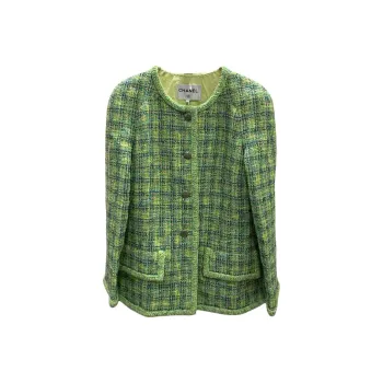 CHANEL Jackets & Coats Women's Green