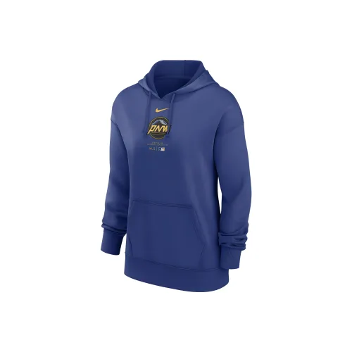 Nike Seattle Mariners Authentic Collection City Connect Practice Women's Nike Dri FIT Mlb Pullover Hoodie
