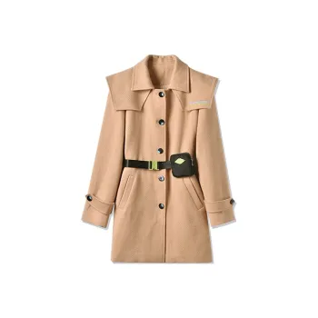 MITUAN Coats Women's Caramel
