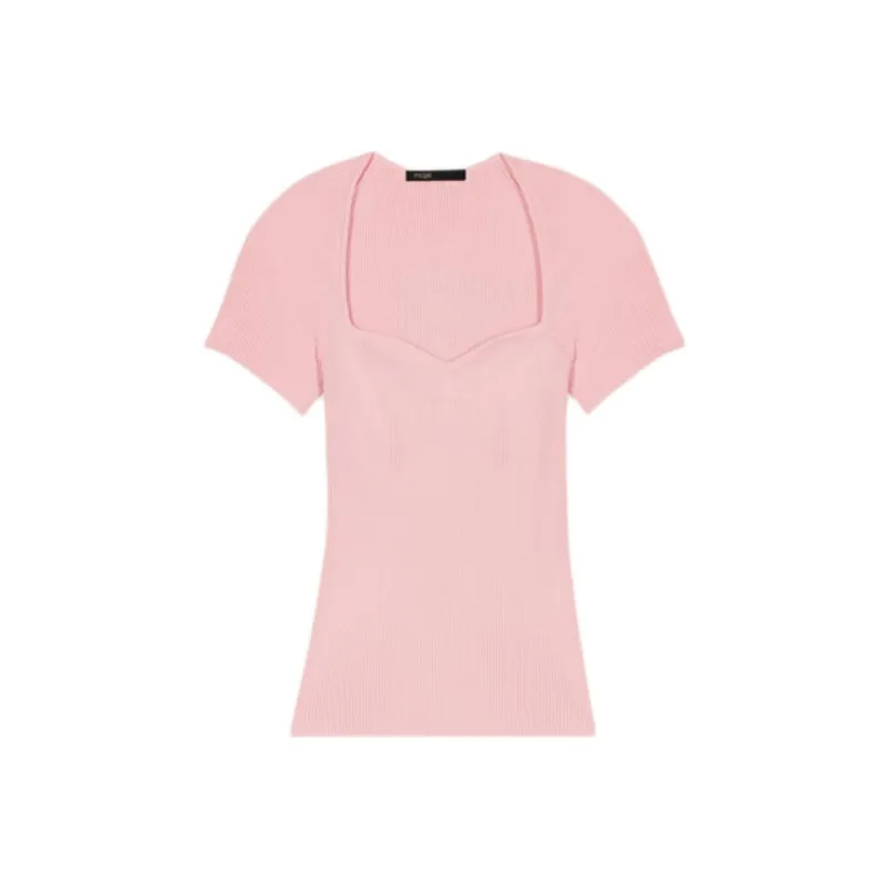 Maje Ribbed knit Top-0