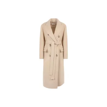 SportMax Coats Women's Beige