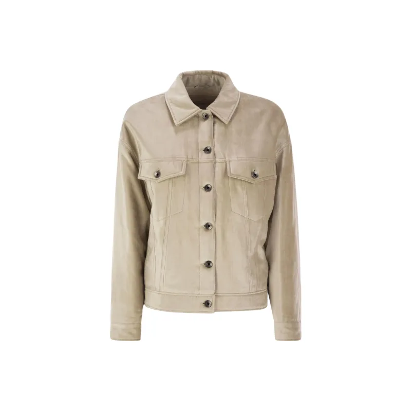 Brunello Cucinelli Jackets & Coats Women's Light Beige-0