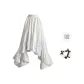 White+Bowknot Hair Tie (Comes with)