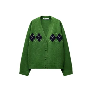 ZARA Knitwear Women's Green
