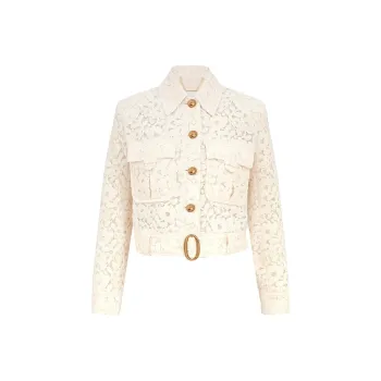 Zimmermann Cotton blend Lace Jacket